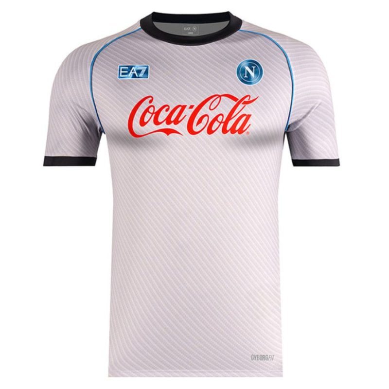 MAILLOT NAPLES 2025 2026 TRAINING ARGENT (1)