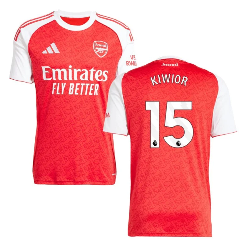 Camiseta Arsenal Primera 2025 2026 Kiwior