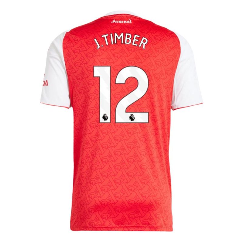 Maillot Arsenal Domicile 2025 2026 Timber (2) Maillot Arsenal Domicile 2025 2026 Timber