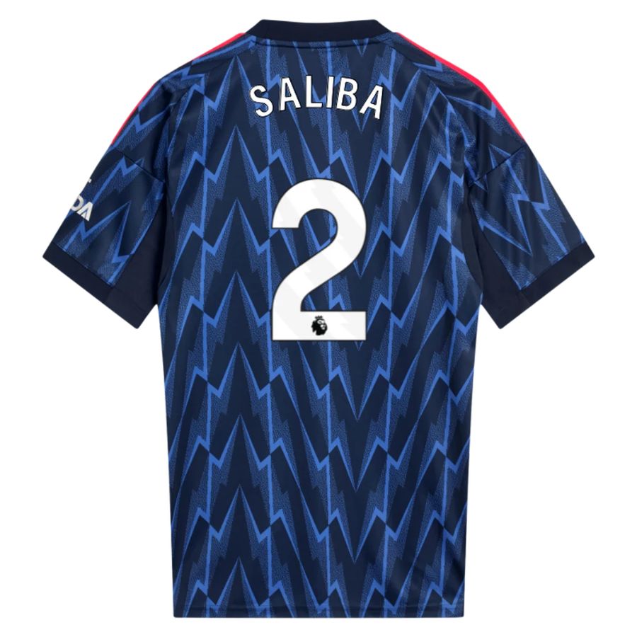 Maillot Arsenal Exterieur 2025 2026 Saliba (2) Maillot Arsenal Exterieur 2025 2026 Saliba