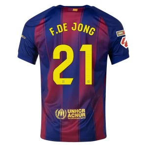 Maillot Barca Domicile 2025 2026 De Jong La Liga