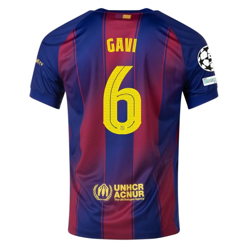 Maillot Barca Domicile 2025 2026 Gavi UCL (2) Maillot Barca Domicile 2025 2026 Gavi UCL