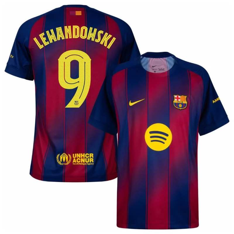 Camiseta local del Barça 2025-2026 de Lewandowski