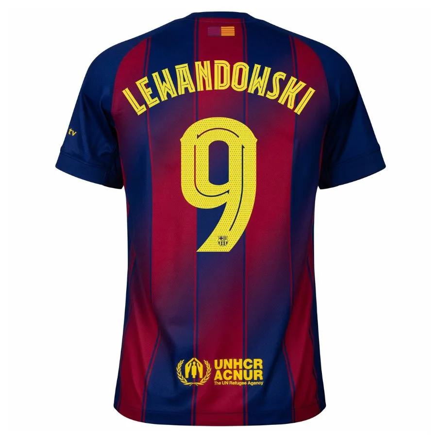 Camiseta local del Barça 2025-2026 de Lewandowski