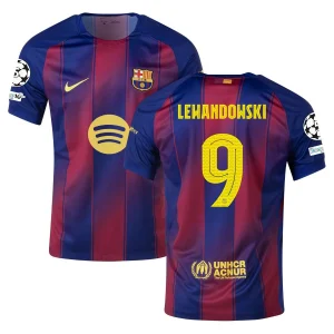 Camiseta Barça Local 2025 2026 Lewandowski UCL
