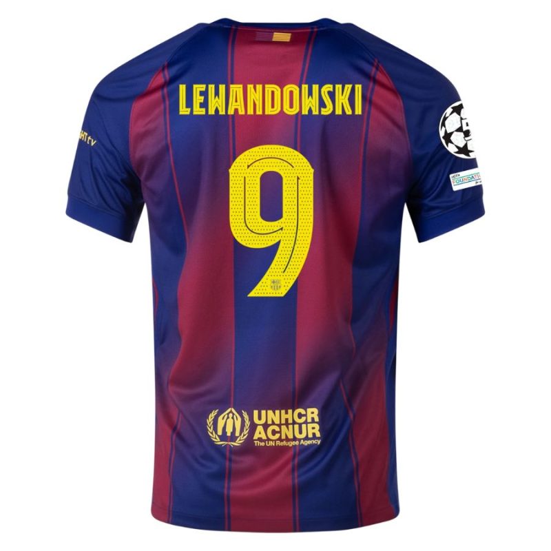 Maillot Barca Domicile 2025 2026 Lewandowski UCL (2) Maillot Barca Domicile 2025 2026 Lewandowski UCL