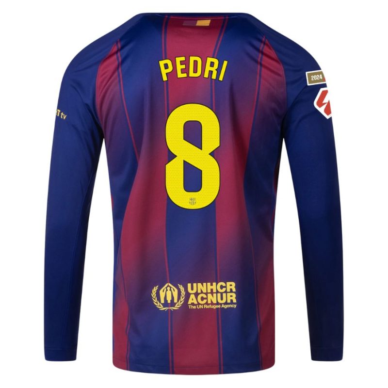 Maillot Barca Domicile 2025 2026 Pedri Manches Longues La Liga (2) Maillot Barca Domicile 2025 2026 Pedri Manches Longues La Liga