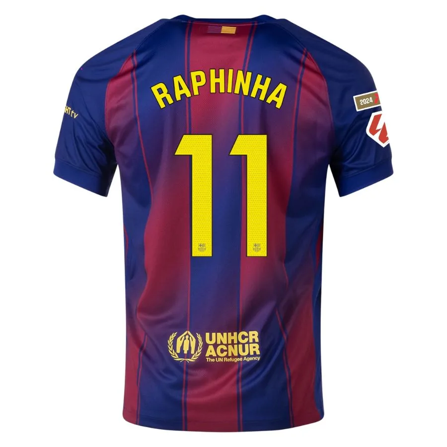 Camiseta Barça Primera 2025 2026 Raphinha La Liga