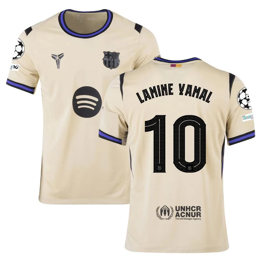 Barca Away Shirt 2025 2026 Lamine Yamal UCL