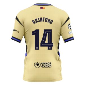Maillot Barca Exterieur 2025 2026 Rashford UCL