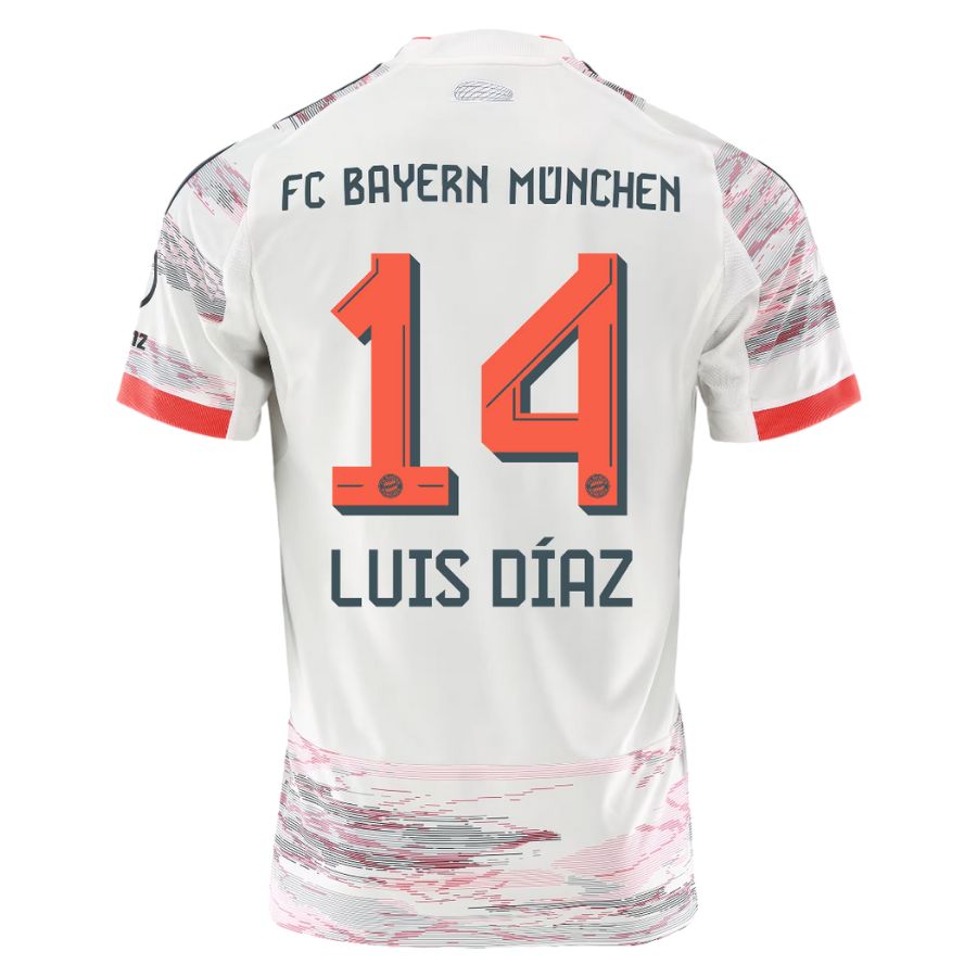 Maillot Bayern Munich Exterieur 2025 2026 Luis Diaz