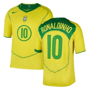 Maillot Bresil 2004 Ronaldinho Restock Total 90 (1)