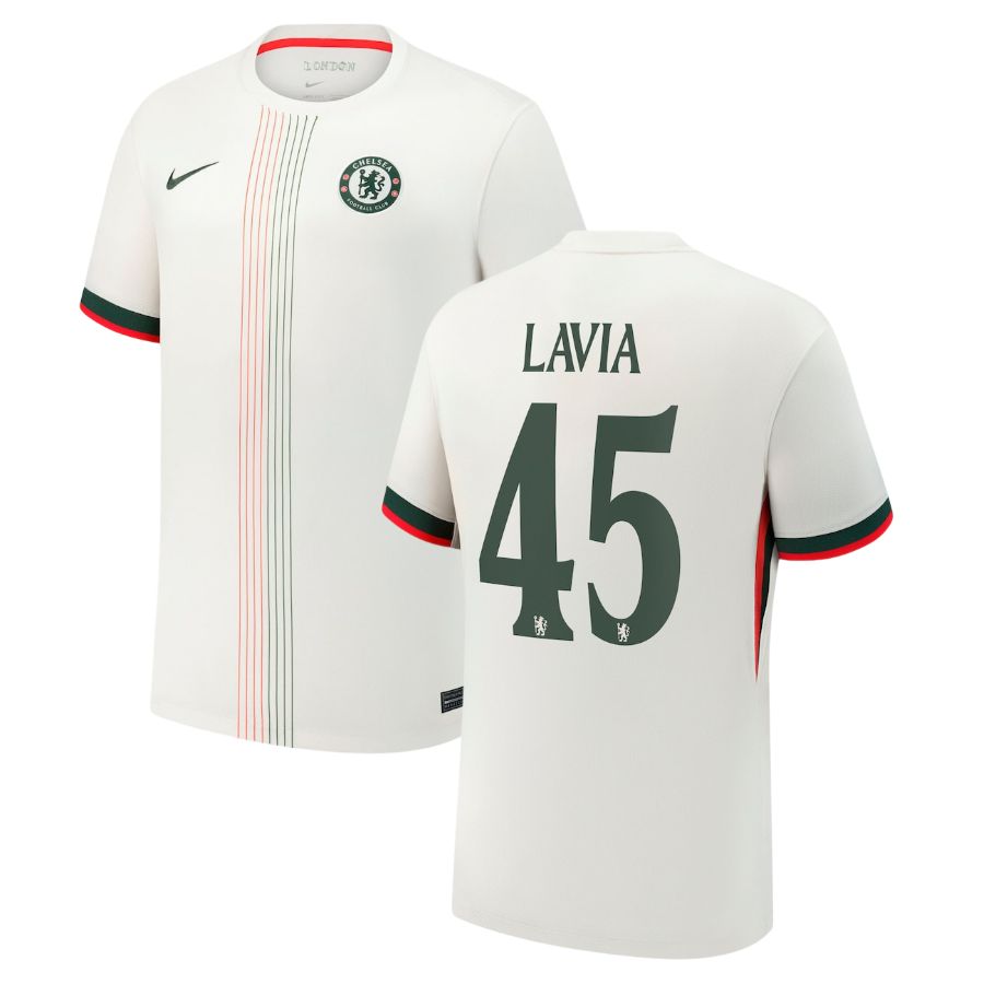 Maillot Chelsea Exterieur 2025 2026 Lavia (1) Maillot Chelsea Exterieur 2025 2026 Lavia