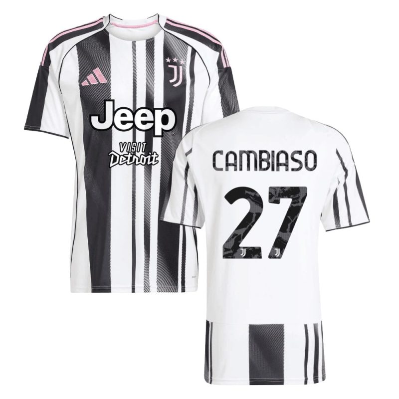 Maillot Juventus Domicile 2025 2026 Cambiaso