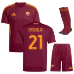 AS Roma Home Niño Kit Camiseta 2025 2026 Dybala