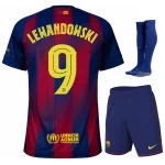 Camiseta local del Barça para niños 2025-2026 de Lewandowski