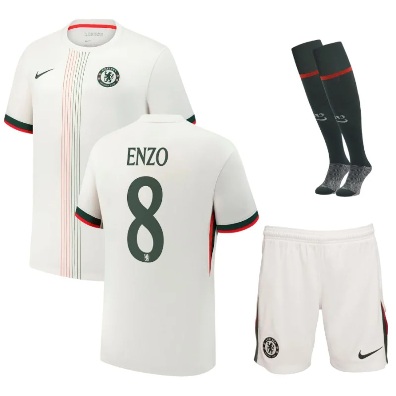 Maillot Kit Enfant Chelsea Exterieur 2025 2026 Enzo