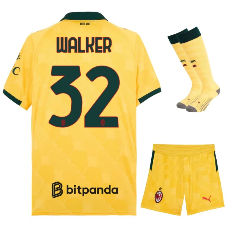 Maillot Kit Enfant Milan AC Third 2025 2026 Walker Maillot Kit Enfant Milan AC Third 2025 2026 Walker