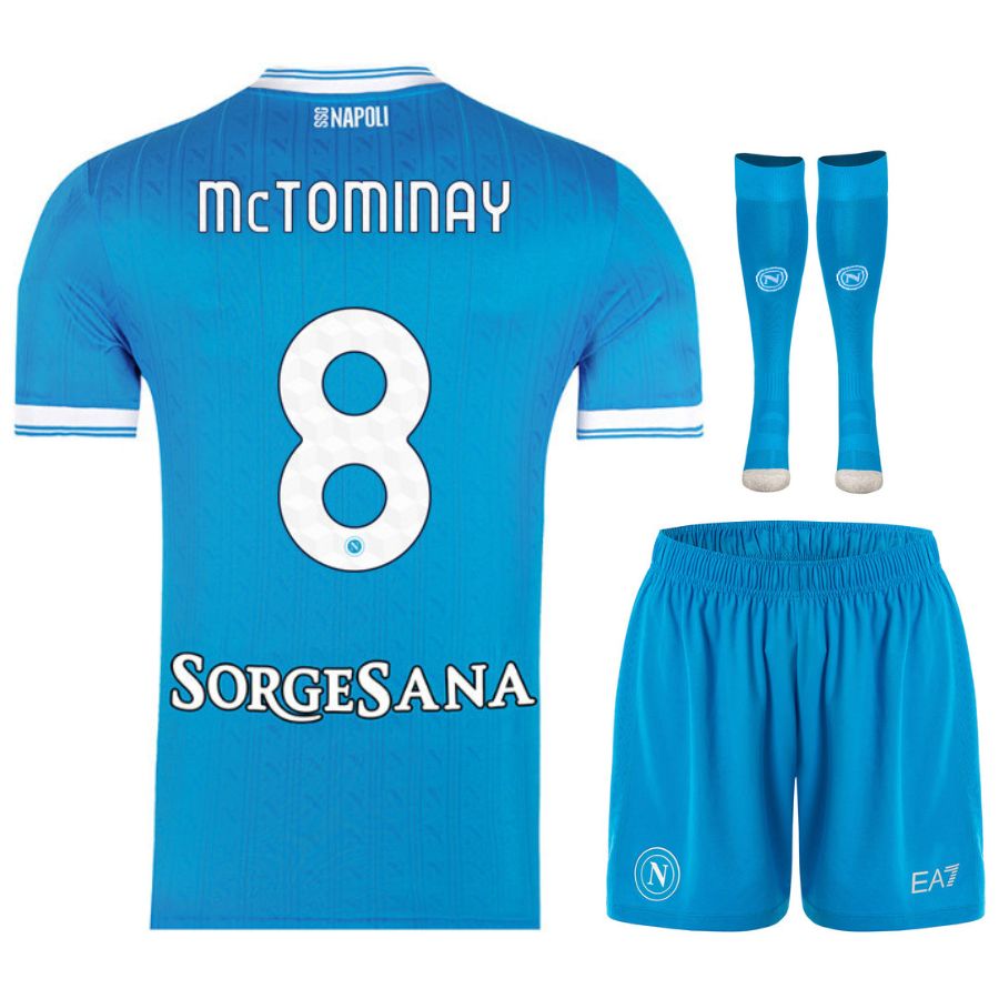 Maillot Kit Enfant Naples Domicile 2025 2026 Mc Tominay