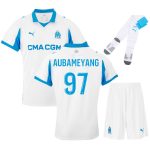 Maillot Kit Enfant OM Domicile 2025 2026 Aubameyang