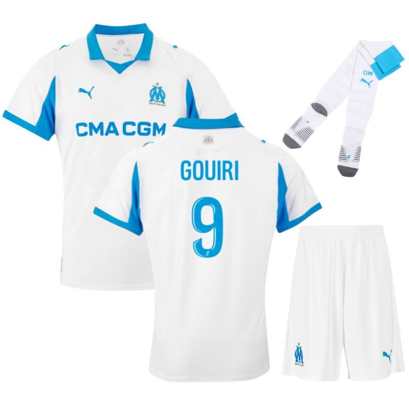 Maillot Kit Enfant OM Domicile 2025 2026 Gouiri