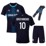 Maillot Kit Enfant OM Exterieur 2025 2026 Greenwood