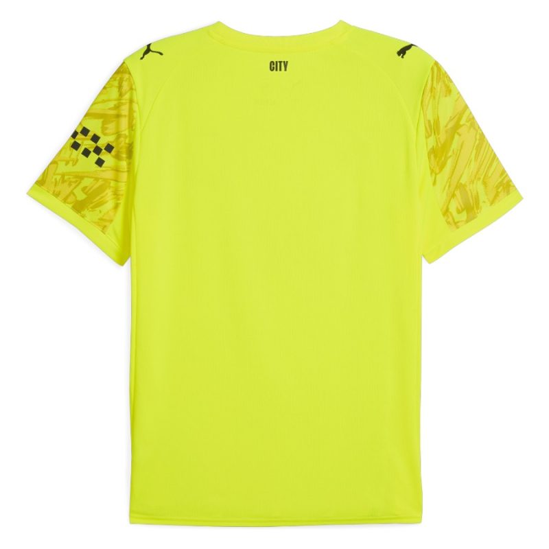 Manchester City Heimtrikot 2025 2026 Gelber Torwart (2) Manchester City Heimtrikot 2025 2026 Gelber Torwart (2)