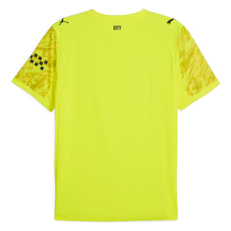 Maillot Manchester City Domicile 2025 2026 Gardien Jaune (2)