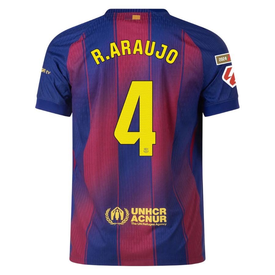 Maillot Match Barca Domicile 2025 2026 Araujo La Liga