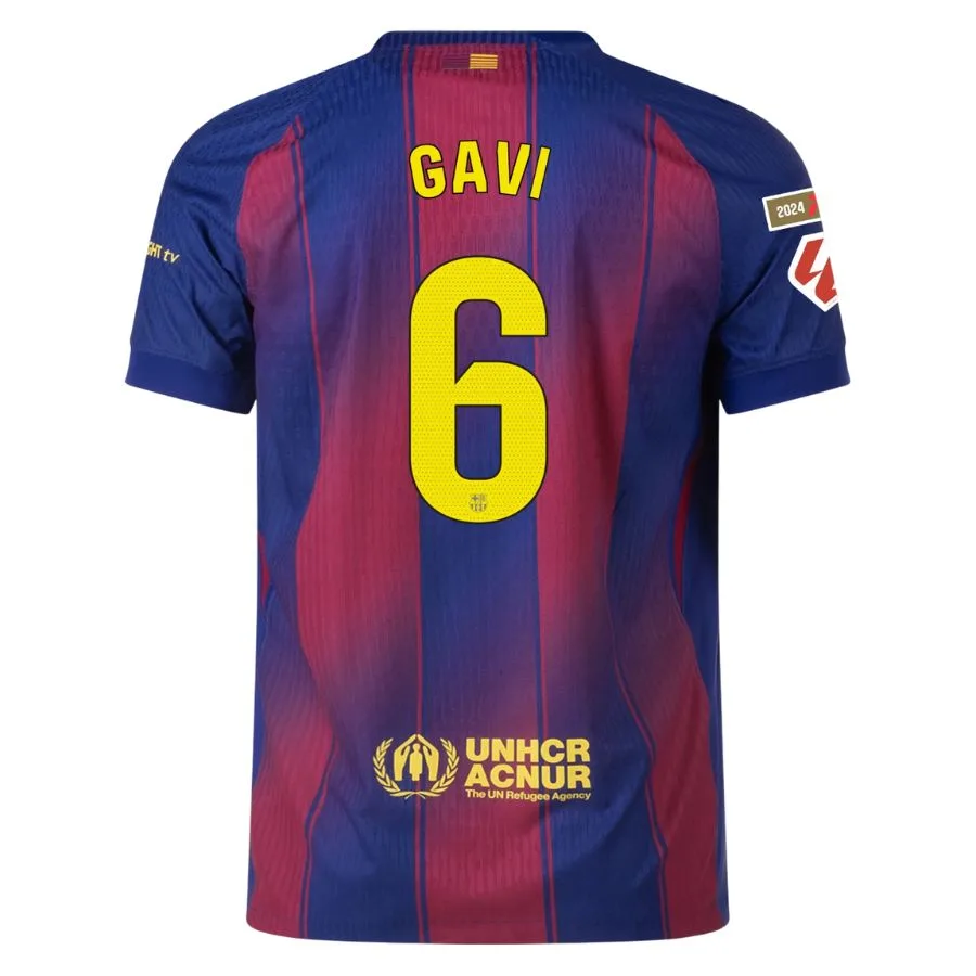Barca Home Match Shirt 2025 2026 Gavi La Liga