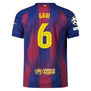 Maillot Match Barca Domicile 2025 2026 Gavi UCL