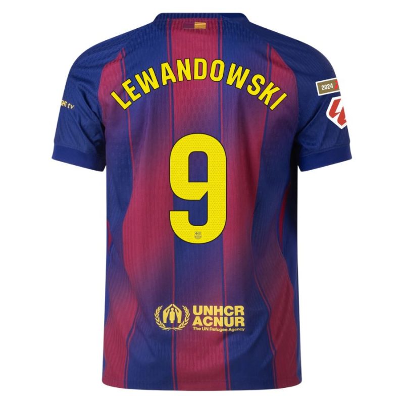 Maillot Match Barca Domicile 2025 2026 Lewandowski La Liga (2) Maillot Match Barca Domicile 2025 2026 Lewandowski La Liga