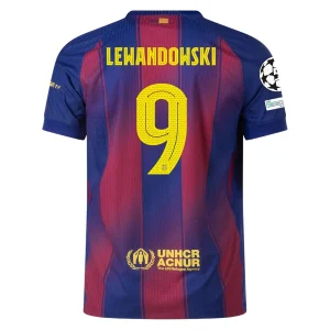 Camiseta de local del Barça 2025-2026 de Lewandowski para la UCL