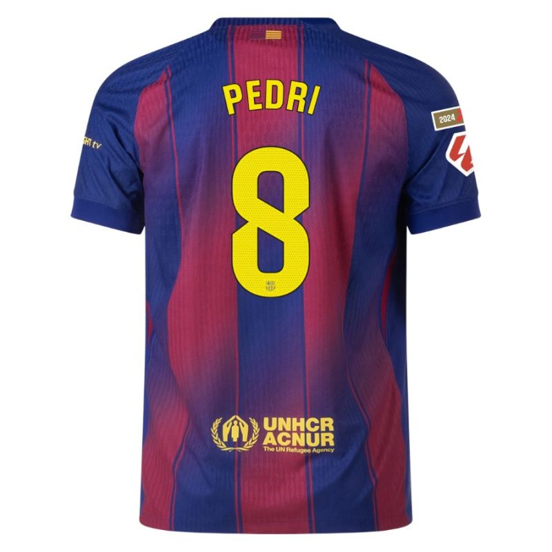 Maillot Match Barca Domicile 2025 2026 Pedri La Liga (2) Maillot Match Barca Domicile 2025 2026 Pedri La Liga