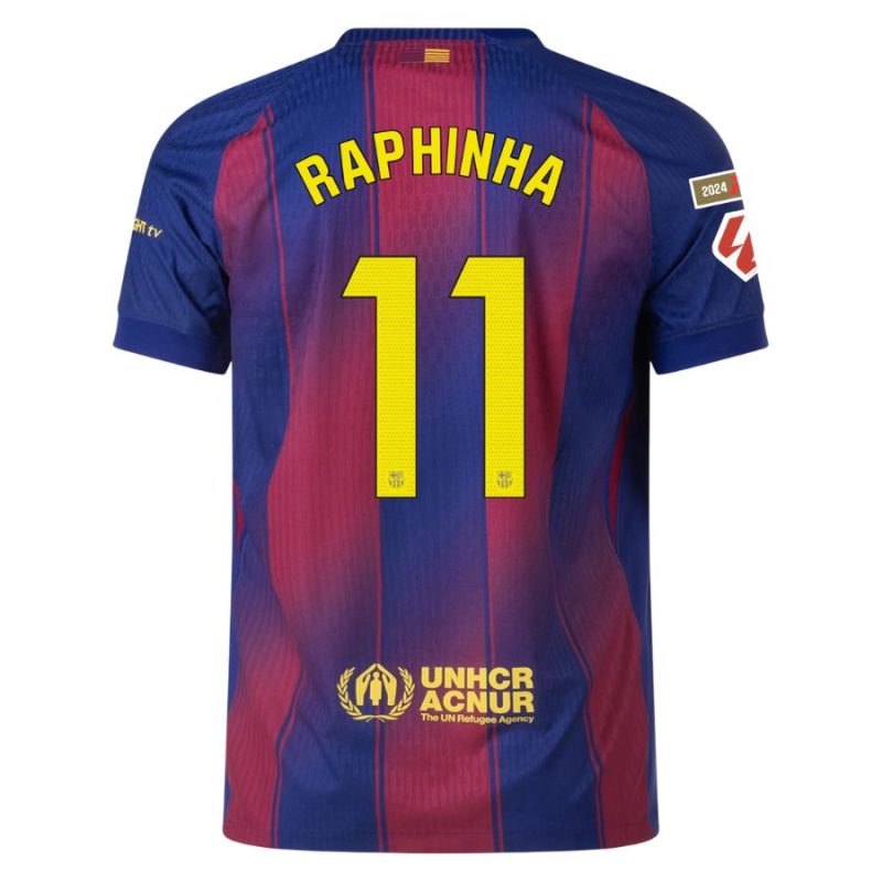 Maillot Match Barca Domicile 2025 2026 Raphinha La Liga (2) Maillot Match Barca Domicile 2025 2026 Raphinha La Liga