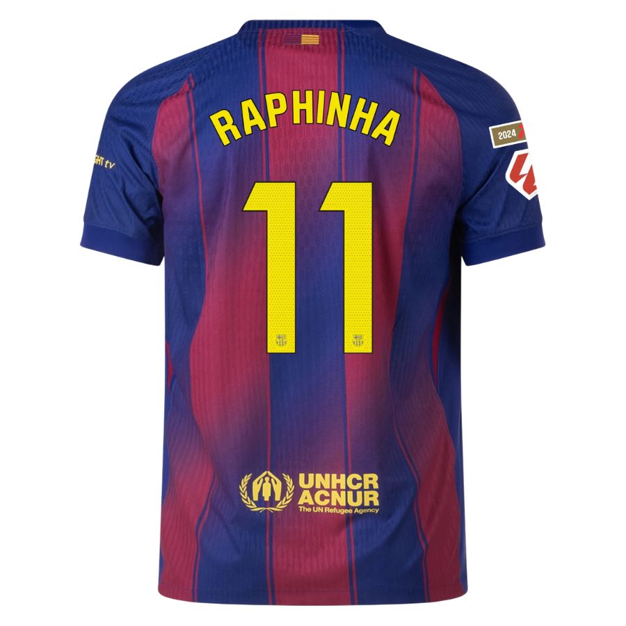 Maillot Match Barca Domicile 2025 2026 Raphinha La Liga