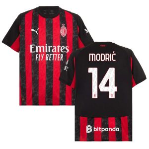 Maillot Milan AC Domicile 2025 2026 Modric