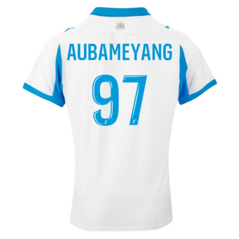Maillot OM Domicile 2025 2026 Aubameyang (2) Maillot OM Domicile 2025 2026 Aubameyang