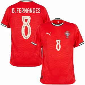 Portugal Home Jersey 2025 2026 B. Fernandes (1)