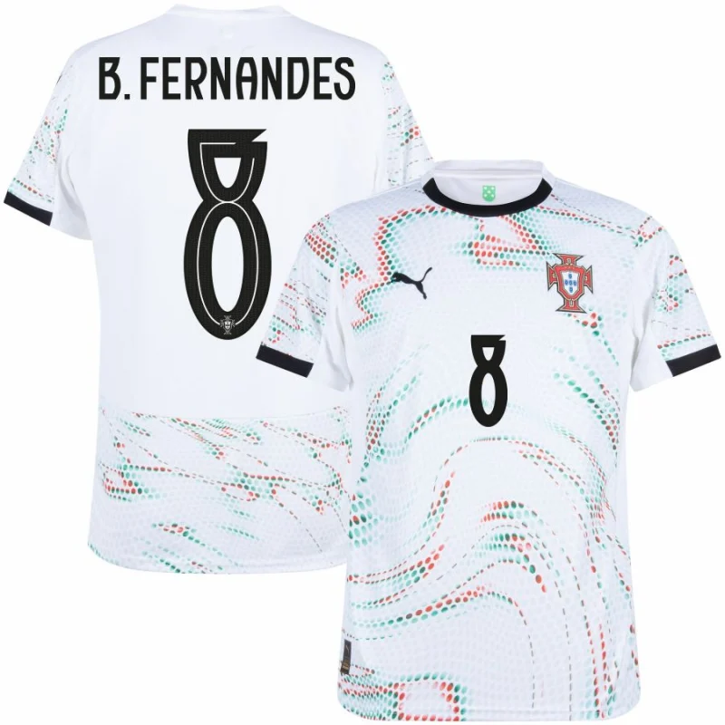 Camiseta Portugal Segunda 2025 2026 B Fernandes (1)