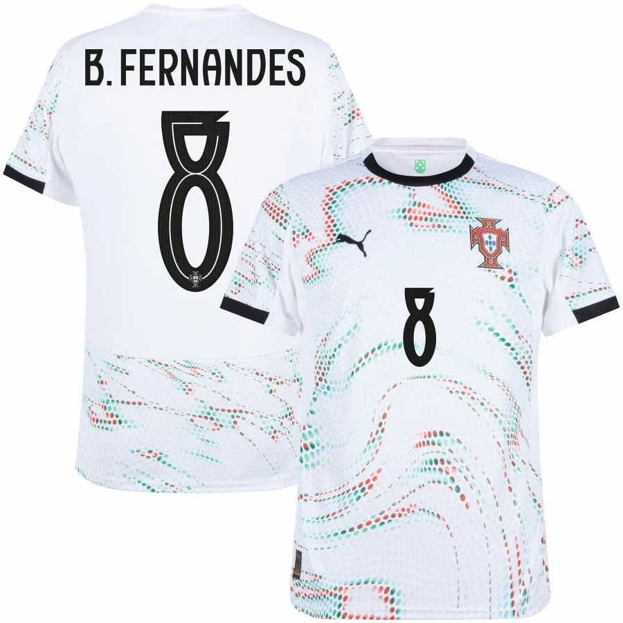 Portugal Away Jersey 2025 2026 B Fernandes (1)