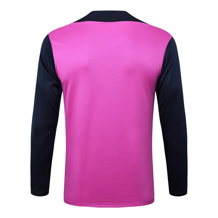 Survetement Barca Training 2025 2026 Rose Noir