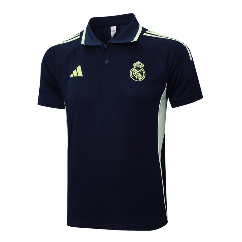 Survetement Real Madrid Polo 2025 2026 Noir Jaune (2) Survetement Real Madrid Polo 2025 2026 Noir Jaune