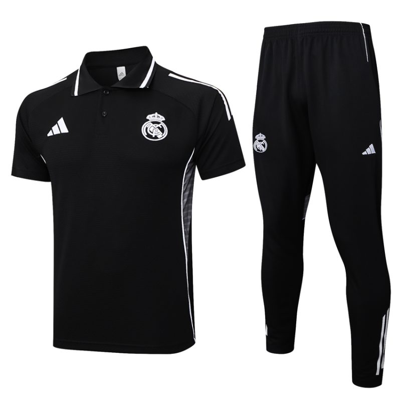 Survetement Real Madrid Polo 2025 2026 Noir Sombre