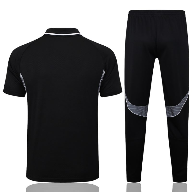 Chándal de polo del Real Madrid 2025-2026 Negro oscuro (2) Chándal Polo Real Madrid 2025-2026 Negro Oscuro