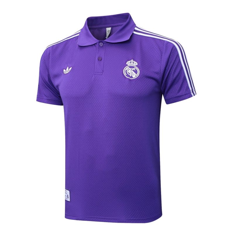 Survetement Real Madrid Polo 2025 2026 Violet (2) Survetement Real Madrid Polo 2025 2026 Violet