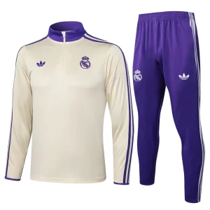 Suti Fa'aa'oa'oga Real Madrid 2025 2026 Beige Viole