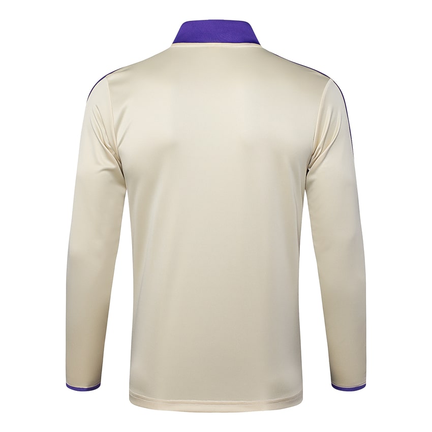Survetement Real Madrid Training 2025 2026 Beige Violet