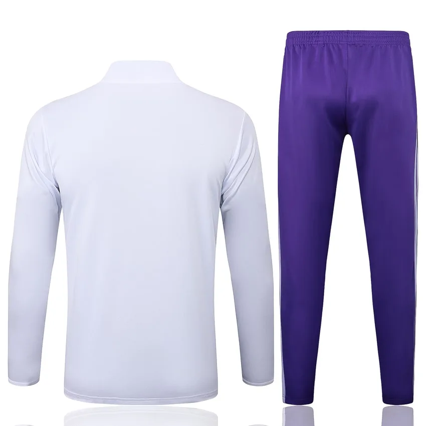 Survetement Real Madrid Training 2025 2026 Blanc Violet