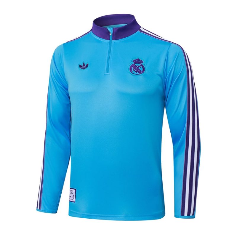 Survetement Real Madrid Training 2025 2026 Bleu Ciel (4) Survetement Real Madrid Training 2025 2026 Bleu Ciel